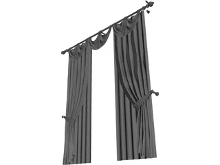 Curtains 3D Model