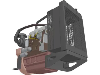 Diesel Generator 3D Model