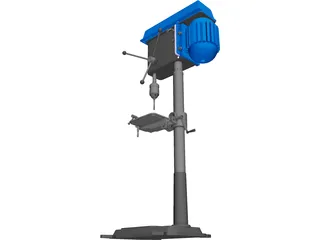 Pillar Drill 3D Model