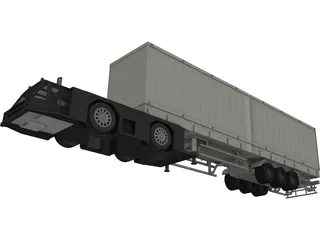 Airplane Truck 3D Model