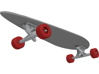 Longboard 3D Model