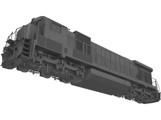 GE C36-7 3D Model