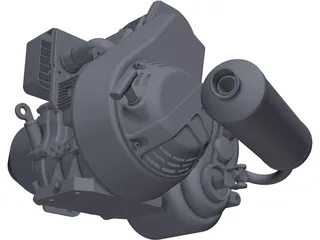 Engine Lombardini LGA 340 3D Model