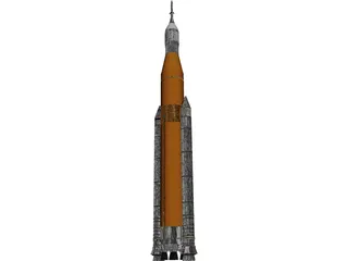 Space Launch System SLS 3D Model