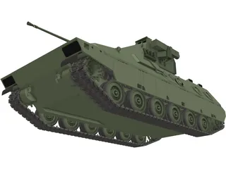 Mitsubishi Type 89 IFV 3D Model