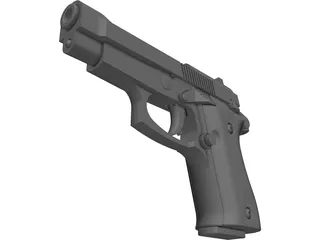 Beretta 85 Kimar 3D Model