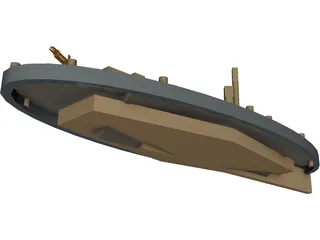 Ironclad 3D Model