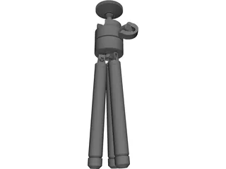 Mini Tripod Camera 3D Model