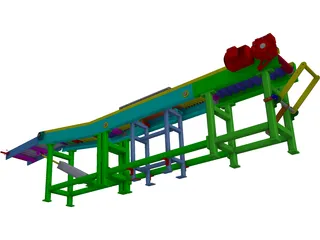 Shrink Conveyor 3D Model