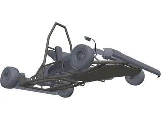 Go Kart 3D Model