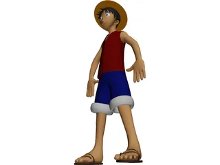 Luffy 3D Model