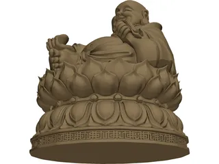 Oriental Buddha 3D Model