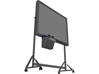 Stand Panasonic Panaboard 3D Model