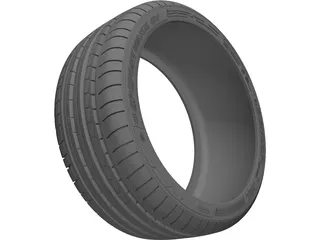 Dunlop Sport Maxx GT Tire 3D Model