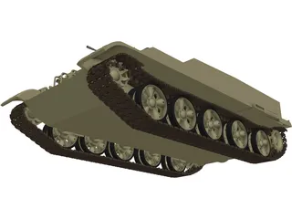 BTR-T 3D Model