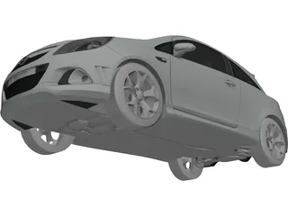 Opel Corsa OPC 3D Model