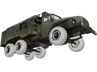 URAL 4320 3D Model