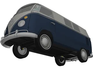 Volkswagen T1 (1967) 3D Model