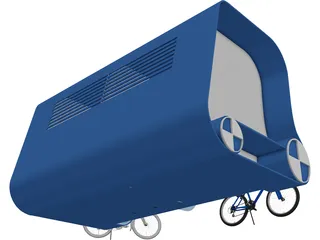 Bike Parking 3D Model