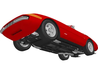 Ferrari 365 GTS4 Daytona Spyder (1972) 3D Model