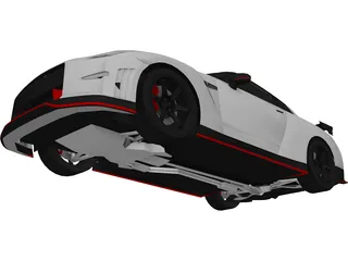 Carro de corrida Nissan GT-R LM Nismo 2015 Modelo 3D - TurboSquid