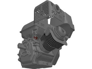 Honda GX390 Engine 3D Model