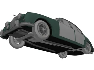 Jaguar MKII (1962) 3D Model