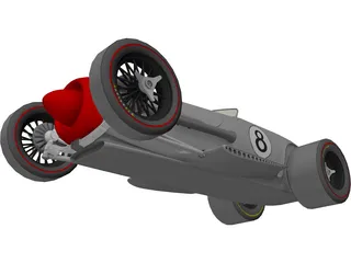 Hot Rod 3D Model