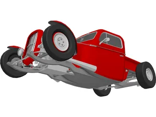 Hot Rod 3D Model