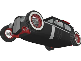 Hot Rod 3D Model