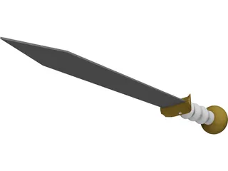 Roman Sword 3D Model