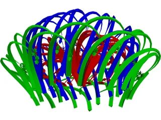 Pronounced Snakelike Tantrum 3D Model