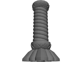 Fantasy Column 3D Model