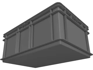 Plastic Box 3D Model