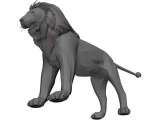 Lion 3D Model