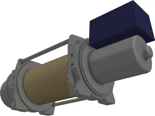 Warn PN66032 Winch 3D Model