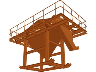 De-Watering Sandscreen 3D Model