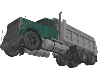 Mack Dumpster 3D Model