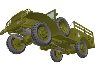 Dodge WC51 3D Model