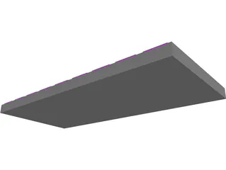 Solar Panel Rooftop 3D Model