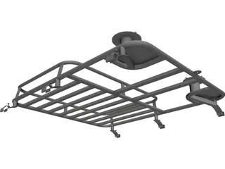 Trilla Team BDM2r Off-Road Roof Rack 3D Model