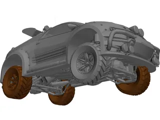 Xeno car 3D Model