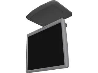 HP LCD Monitor 3D Model