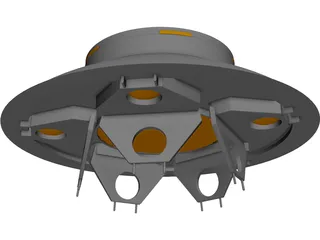 UFO (The Invaders) 3D Model
