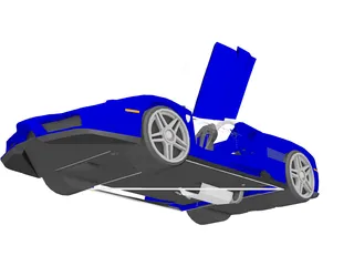 Ferrari Enzo Cabrio [Tuned] 3D Model