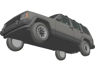 Jeep Cherokee XJ 3D Model