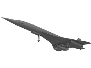 Concorde 3D Model