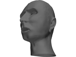 Head Johnie 3D Model