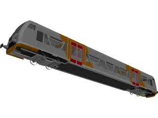 Train Germany 3D Model