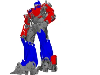 Transformers Movie Optimus Prime 3D Model